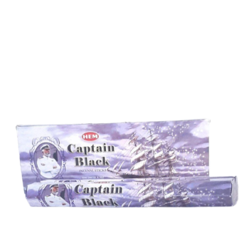 عود خوشبو کننده هم HEM مدل کاپیتان بلک Captain Black