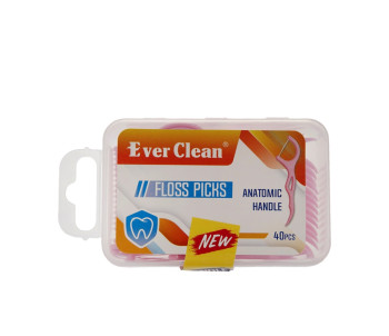 نخ دندان کمانی جعبه ای Ever Clean بسته‌ 40 عددی